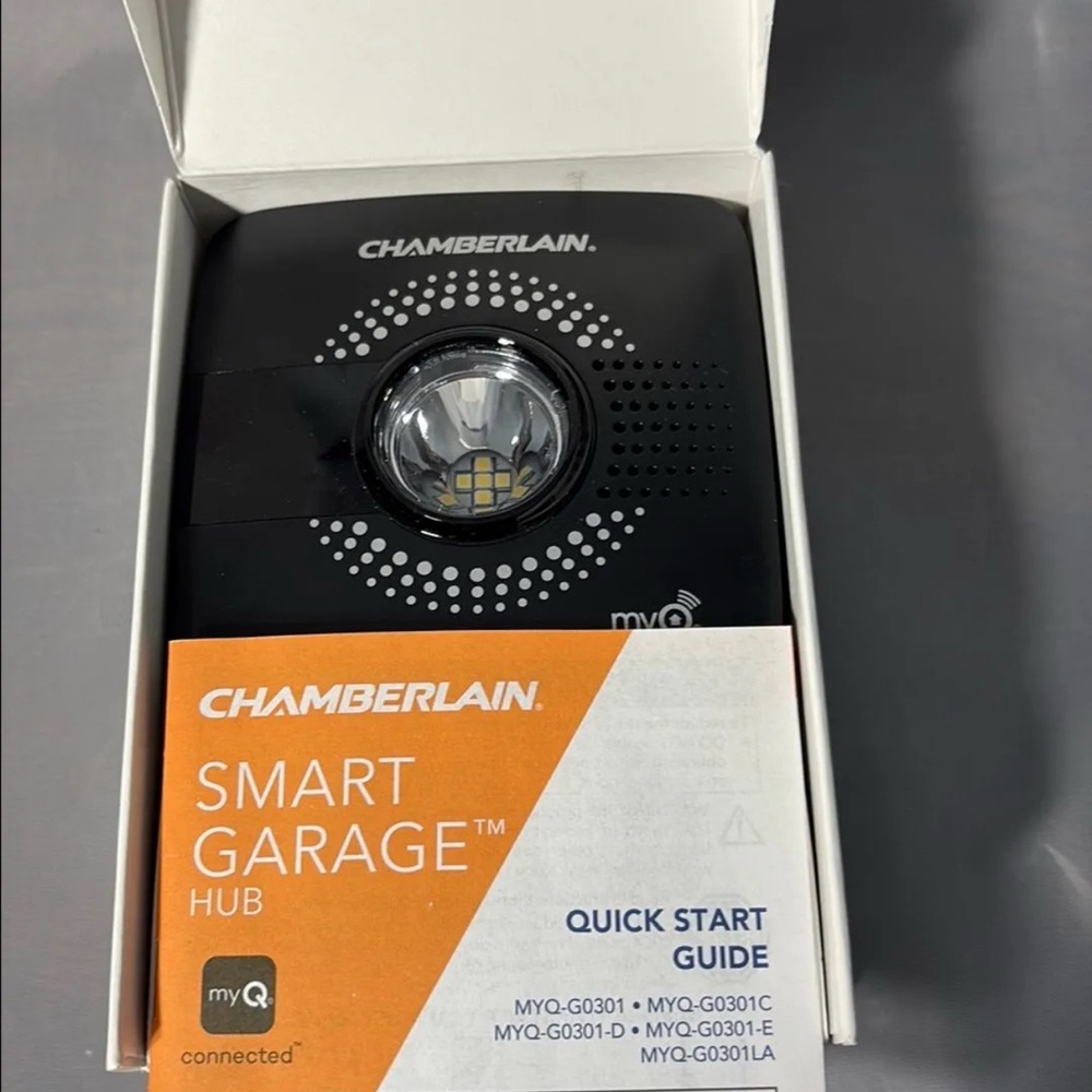 Chamberlain Black Smart Garage Hub (new open box)